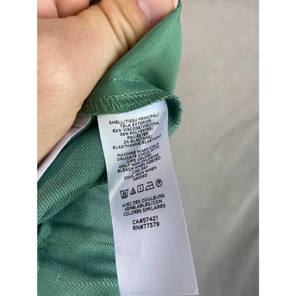 Ann Taylor The Petite Green Sailor Shorts Size MP - Picture 9 of 10